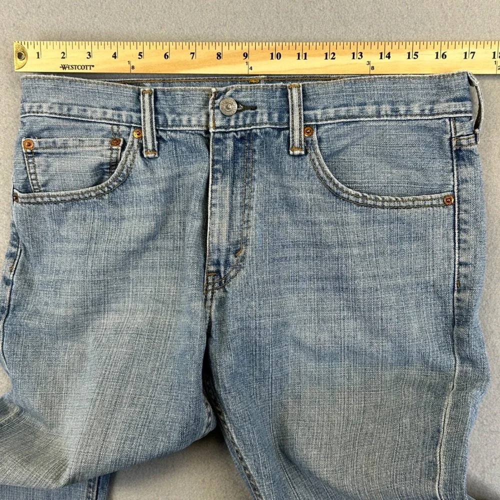 Levi's 527 Jeans Men 34x30 Blue Light Wash Slim Fit Bootcut